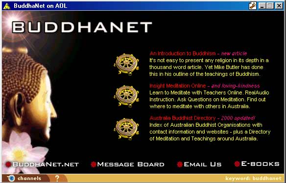 BuddhaNet on AOL