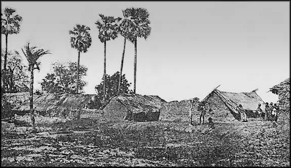 The Village of Bodh Gaya in 1900.