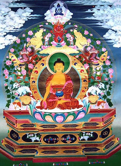 Buddha Shakyamuni - thangka